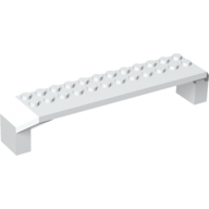 Lego oblouk 2x14x2 1/3, bílá (4525017)